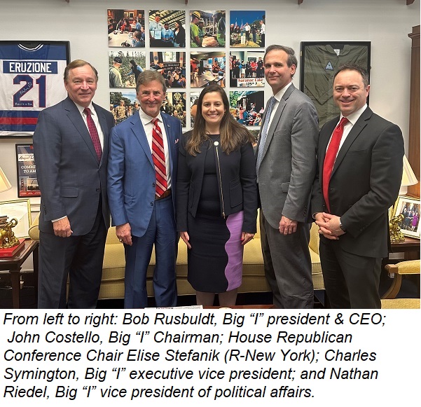 Big ‘I’ Chairman Meets with Congressional Leaders