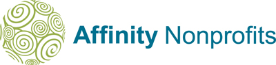 Affinity NonProfit Circle Logo AON Logo