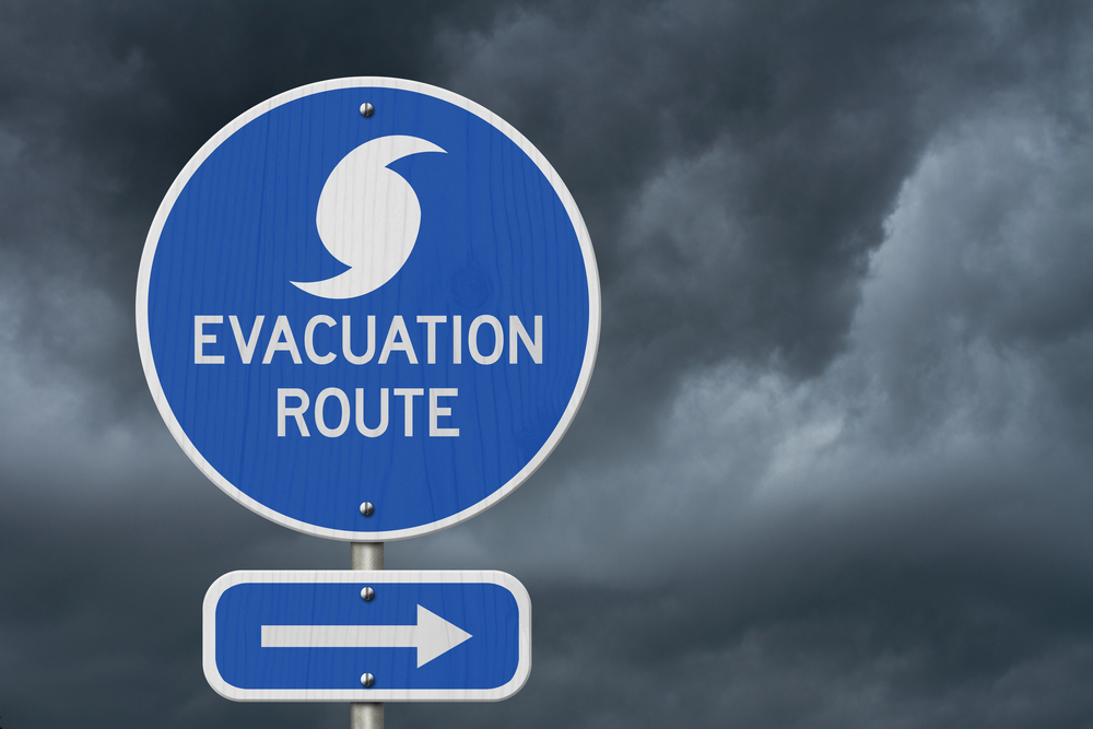 Evacuation sign