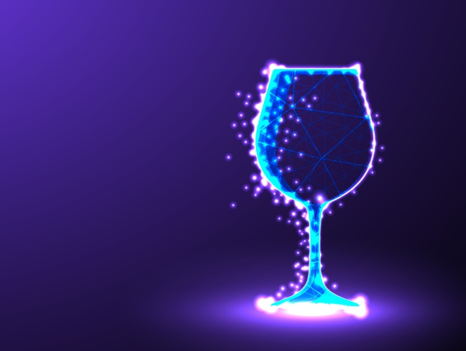 Glowing glass